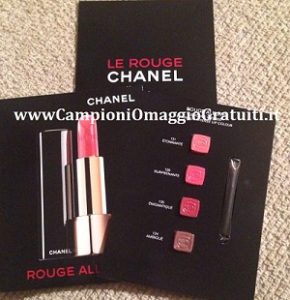 Campioni omaggio rossetto liquido Chanel