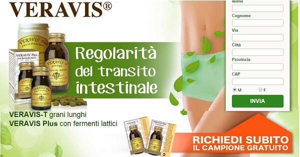 Campione Gratuito Regolatore Intestinale Veravis