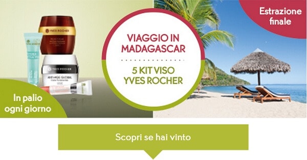 Concorso Vinci Kit di Prodotti Yves Rocher