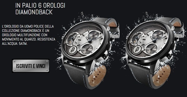 Concorso-a-Premi-Police-vinci-orologi-DiamondBlack