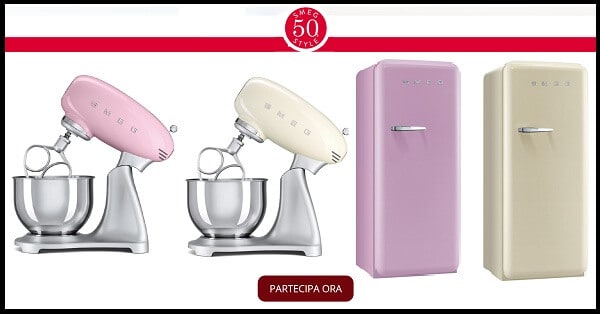 Concorso-a-Premi-GialloZafferano-vinci-gratis-frigorifero-o-impastatrice-SMEG