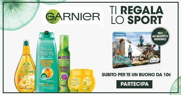 Buono-Decathlonin-regalo-con-Garnier-Fructis