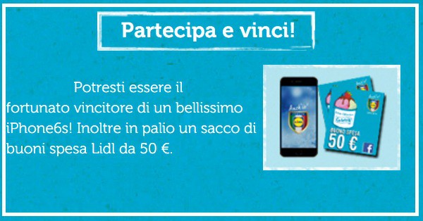 Vinci-iPhone-6s-e-buoni-spesa-Lidl-con-Gelato-FANtastico-gratis