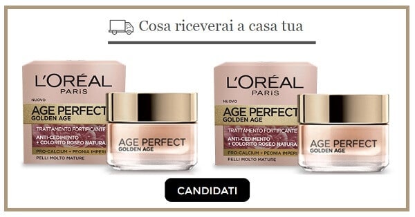 Prova-gratis-il-trattamento-viso-Perfect-Golden-Age-di-LOreal