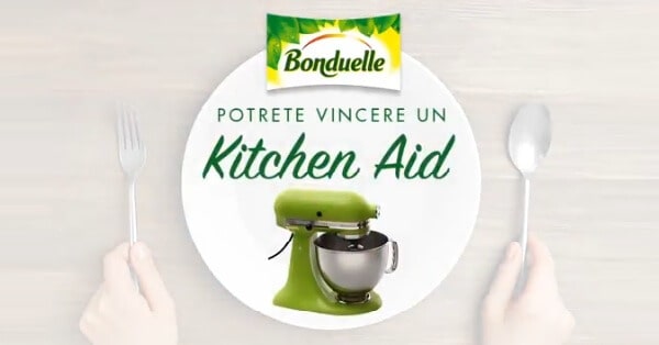 Vinci-robot-da-cucina-Kitchenaid-Artisan-o-una-fornitura-di-prodotti-Bonduelle