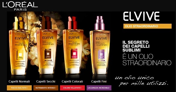 campioni-omaggio-Olio-Straordinario-LOréal-Elvive