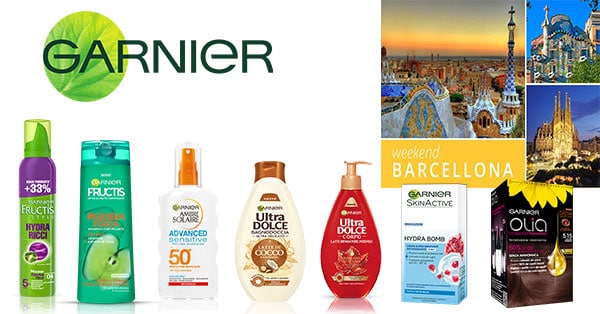 Concorso Garnier Prova a Vincere un Weekend a Barcellona