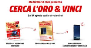 Concorso Mediaworld Cerca Oro & Vinci