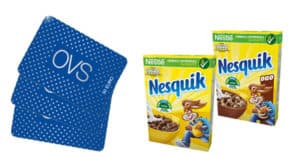 Concorso Nesquik Cereali Vinci Gift Card OVS