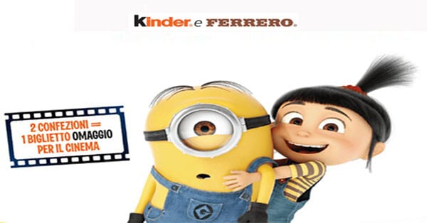 Concorso Al cinema con Kinder e Ferrero