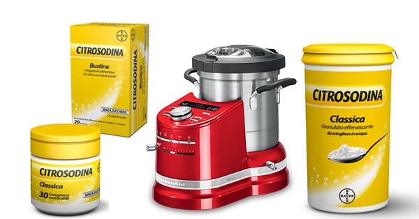 Concorso Con Citrosodina vinci il Cook Processor KitchenAid