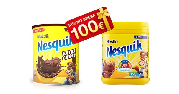 Concorso Nesquik con Auchan, Simply, Ipersimply e Punto Simply