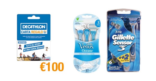 Concorso Vinci lo sport con Gillette