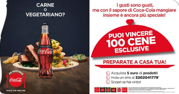 Concorso A cena con Coca-Cola