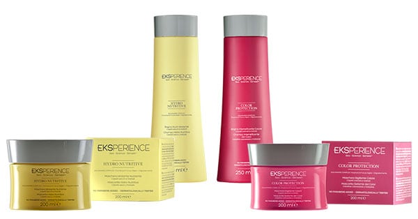 prodotti Eksperience Hydro Nutritive e Color Protection