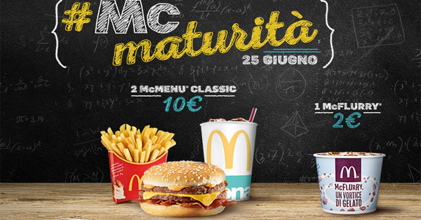 McDonald's #McMaturità