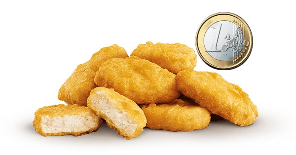 Chicken McNuggets a 1 Euro da McDonald's
