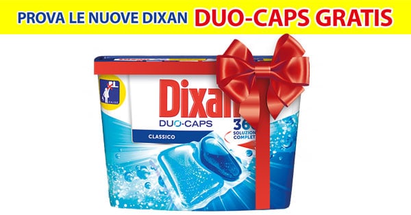 Prova le nuove Dixan Duo-Caps gratis
