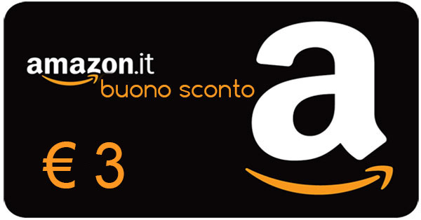 Buono Amazon 3 Euro