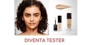 diventa tester shiseido makeup