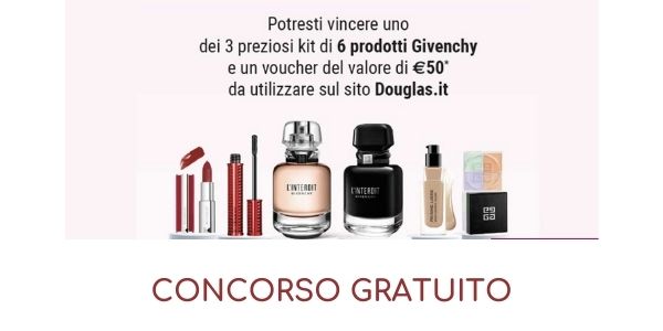 concorso gratuito Givenchy