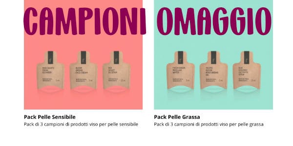 campioni omaggio freshly cosmetics