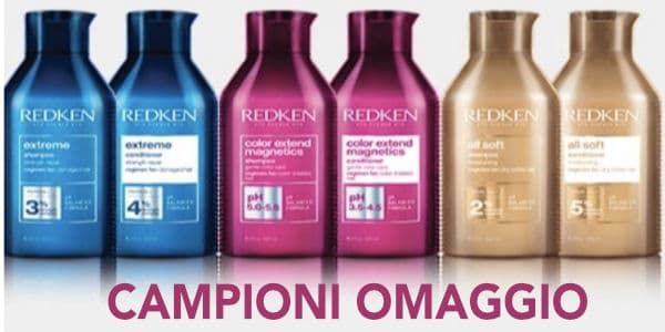 campioni omaggio redken shampoo e conditioner