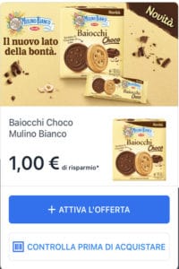 WeScount offerta Baiocchi Mulino Bianco