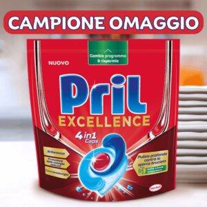 campione omaggio Pril Excellence 4 in 1 caps