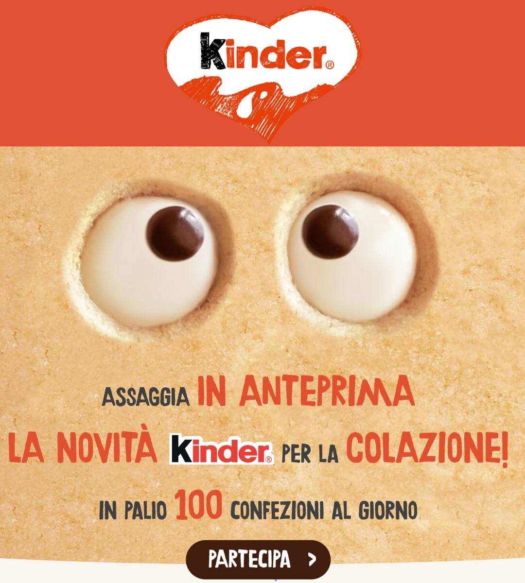 concorso biscotti kinder 2023