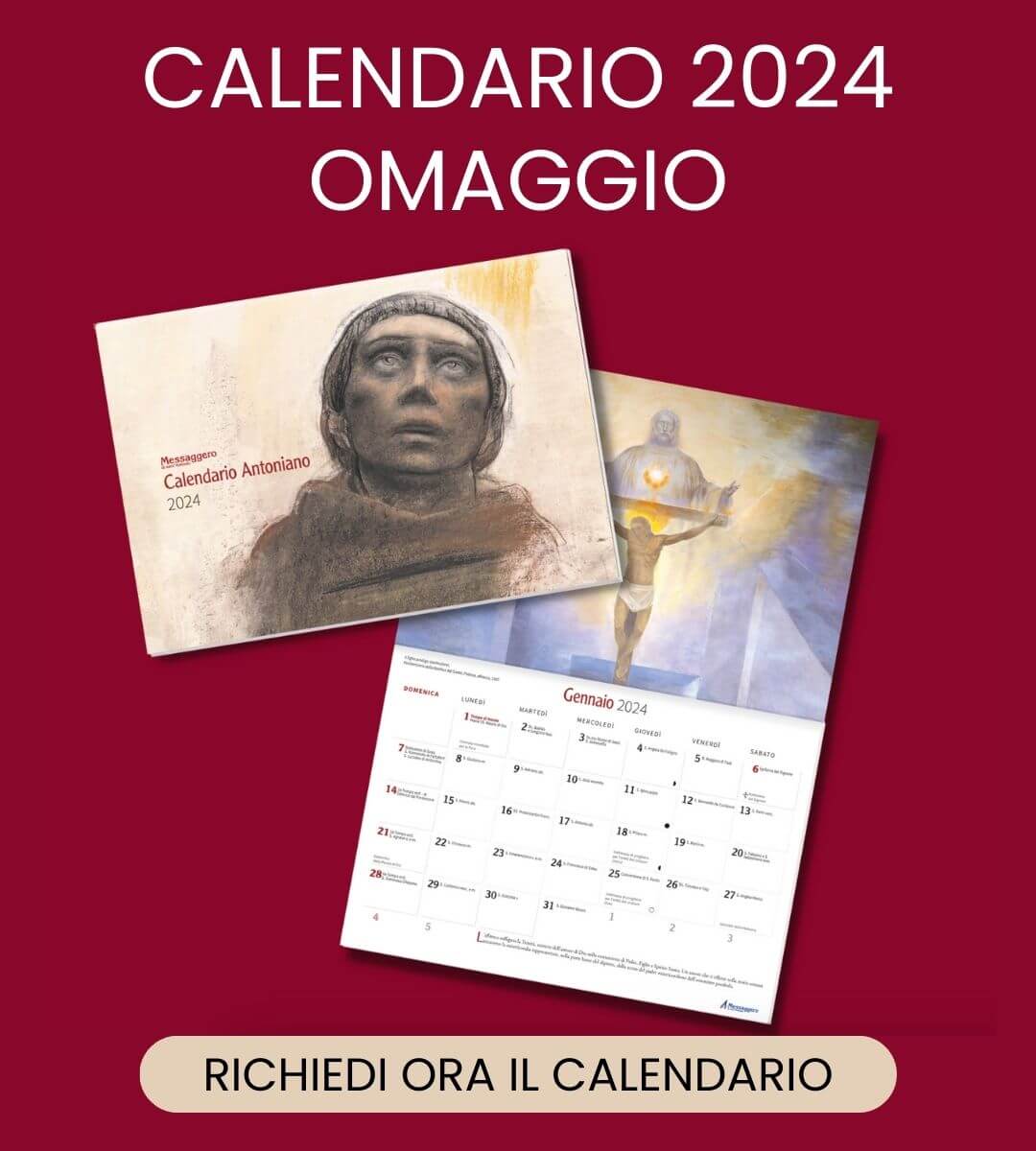 calendario omaggio 2024 S.Antonio da Padova