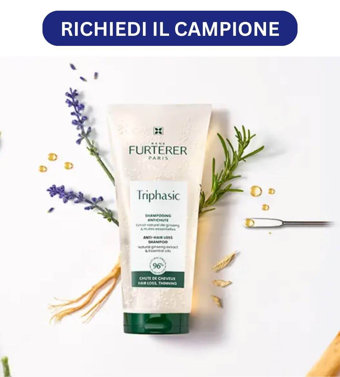 campioni omaggio triphasic shampoo Rene Furterer Paris