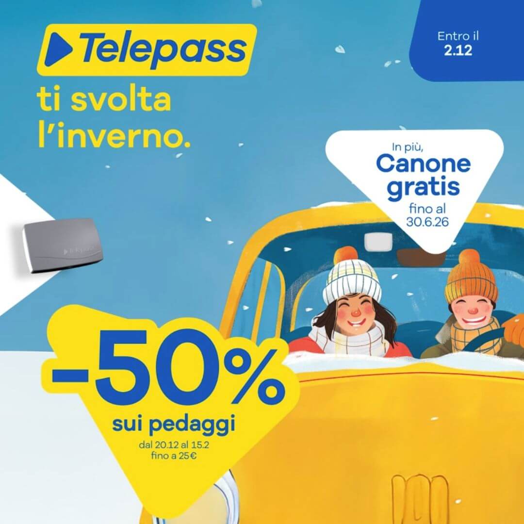 Offerta Autostrade Black Friday Telepass 2024